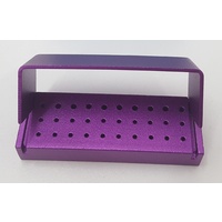 Aluminium Bur Blocks: 20FG + 10RA Burs Pink