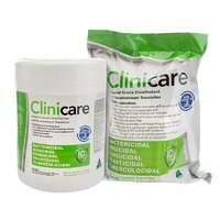 Clinicare Hospital Grade Disinfectant Towelette: Refill Pouch