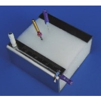 Endo File Holder with Sponge - Stainless-Steel