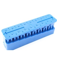 Autoclavable Endo Block - Ruler on the Top - Light Blue