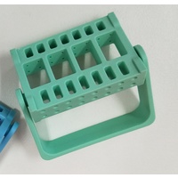 Autoclavable Endo Block - Holds 16 Endo Files or 16 FG Burs Green
