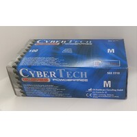 Cybertech Latex Powder Free Grape Scented Glove 100 pack - L