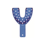Disposable Colour-Coded Impression Tray #2 Large Lower (Blue)