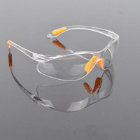 Protective Glasses: Clear, non-adjustable