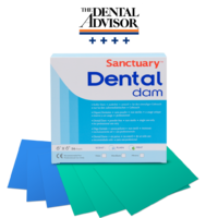6" x 6" Dental Dam - Blue Medium (0.18mm) Plain