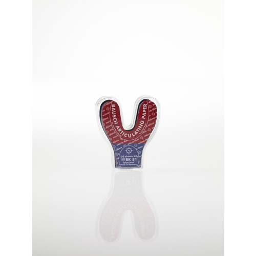 Arti-Check Articulating Paper Micro-Thin 40 Horseshoe-Shape: Blue/Red