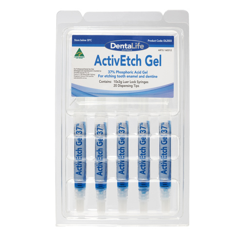 ActivEtch Gel Syringe: 10 x 3g syringes