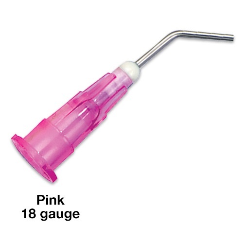 Dispenser Tips - Pink 18 Gauge