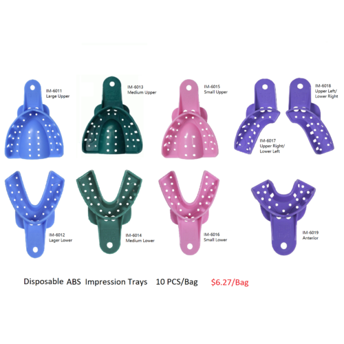 Disposable ABS Impression Trays