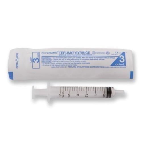 Terumo Hypodermic Syringe - Luer Lock 3mL   Box 100