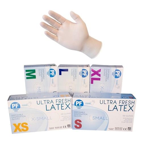 Ultra Health Latex Powder Free Glove 100 pack [Size: S]